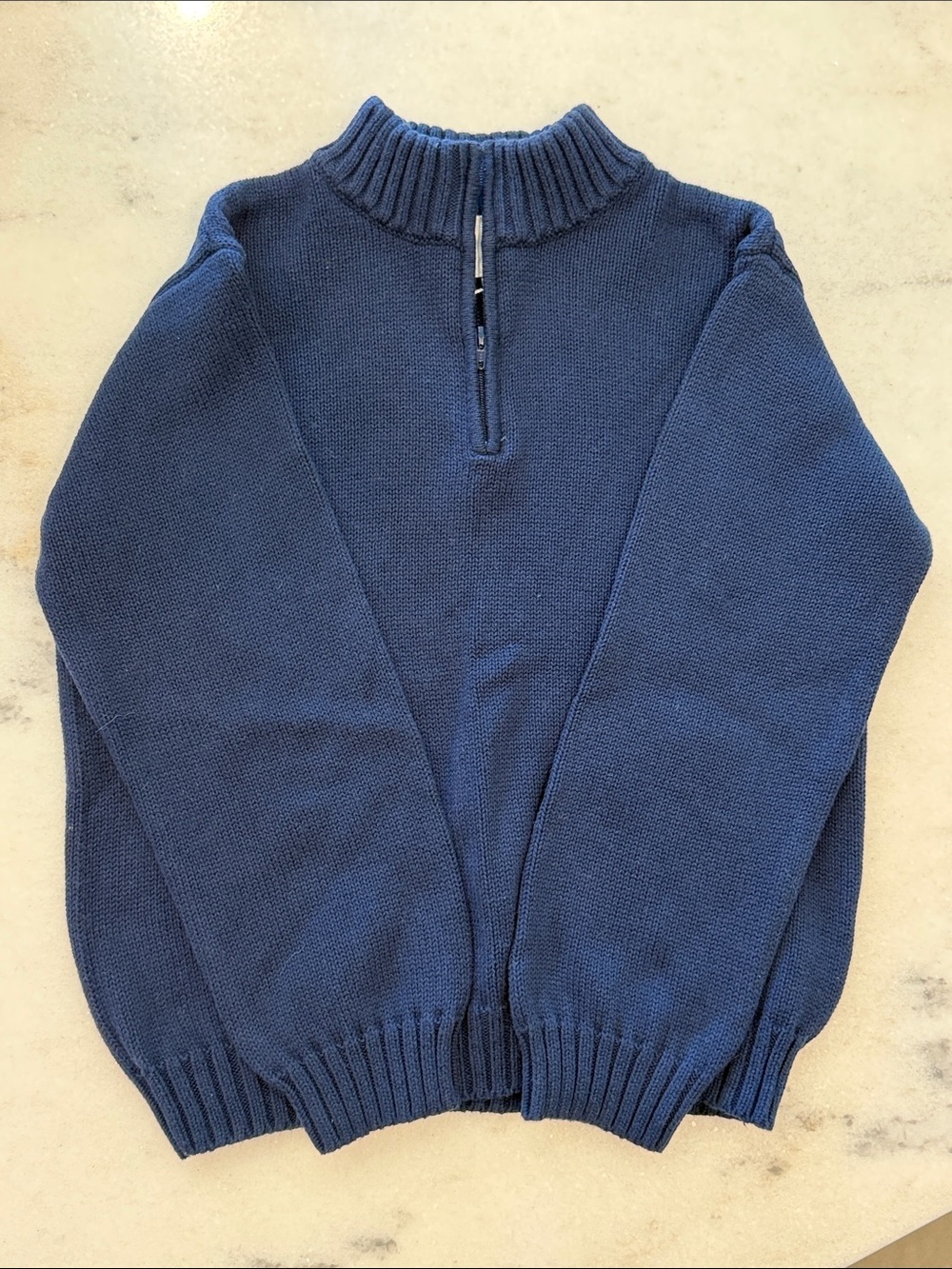 NWOT Little English Quarter Zip Sweater